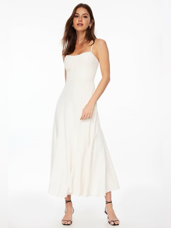 Dynamite Dresses & Skirts - Sweetheart Linen Maxi Dress